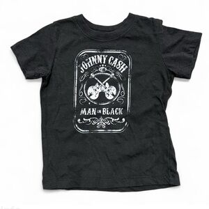 Jonny Cash Baby T Shirt 2T Man In Black Short Sleeves’s